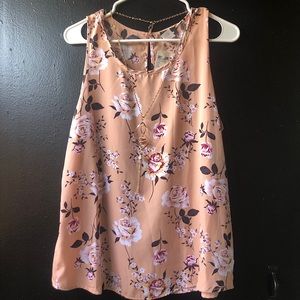 Dress Top with Gold Necklace